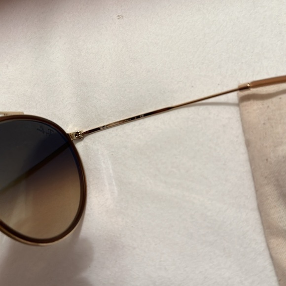 Round double bridge ray ban pink/gold - Picture 6 of 10